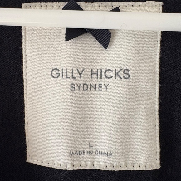Gilly Hicks | Navy Cardigan | size large - Picture 2 of 2